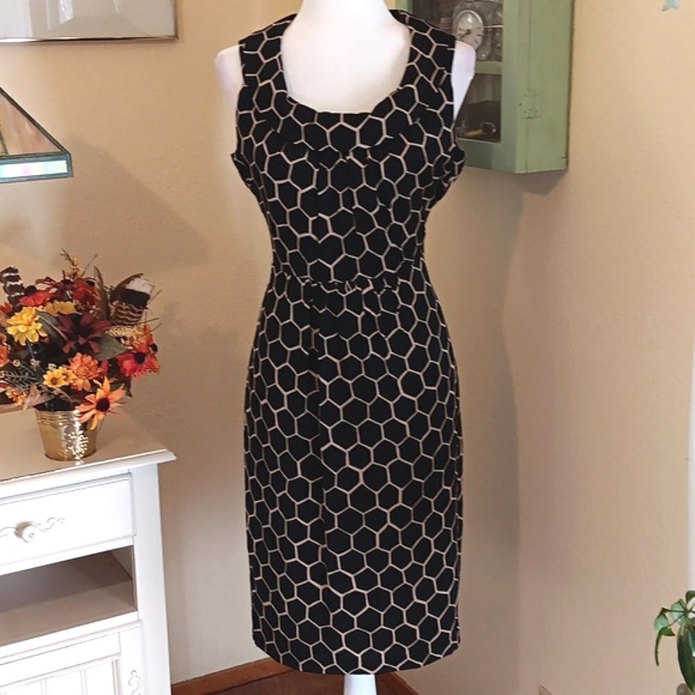 Donna Ricco Silk Sheath. Career, Dressy.